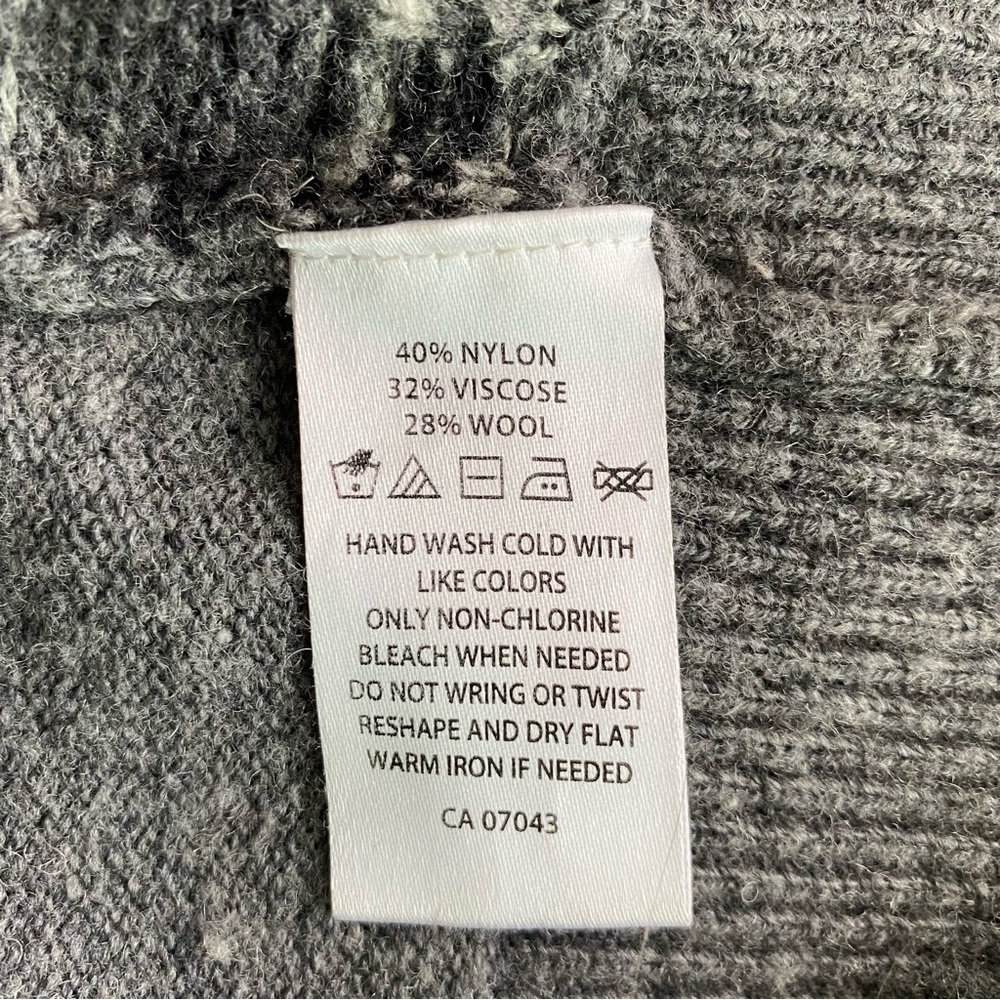 Men’s Zip Up Wool-mix Sweater Size S - Picture 6 of 8